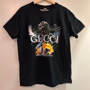 Gucci themed Godzilla tshirt